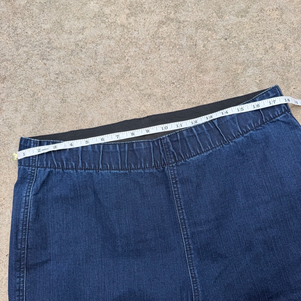 Miraclebody Jeans Women 16 Blue Pull On Slimming Stretch Denim Jeggings Casual - Picture 7 of 10